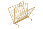 Gold Finish Two Pocket Magazine Rack | Avento