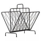 Black Two Pocket Magazine Rack | Avento