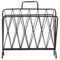 Black Two Pocket Magazine Rack | Avento