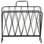 Black Two Pocket Magazine Rack | Avento