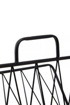 Black Two Pocket Magazine Rack | Avento