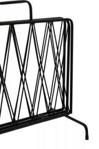 Black Two Pocket Magazine Rack | Avento