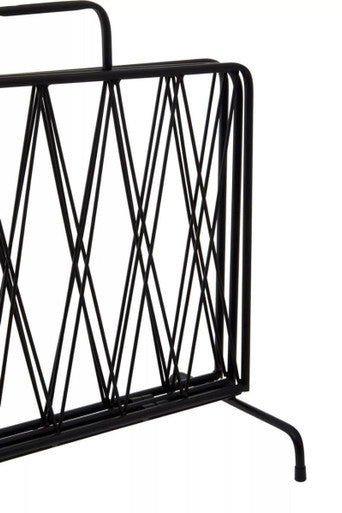 Black Two Pocket Magazine Rack | Avento