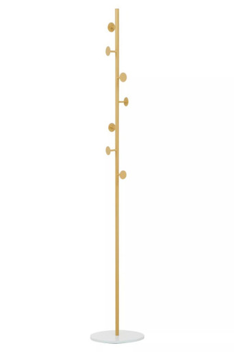 Gold and White Coat Stand | Avento