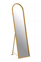 Gold Finish Floor Mirror | Avento