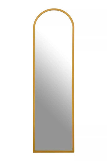 Gold Finish Floor Mirror | Avento