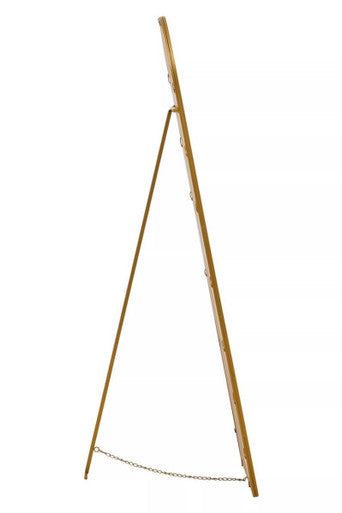 Gold Finish Floor Mirror | Avento