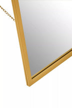 Gold Finish Floor Mirror | Avento