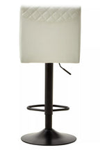 High Back White Leather Effect Bar Chair | Baina