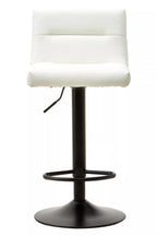 White Leather Effect Bar Stool | Baina
