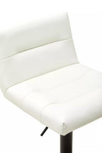 White Leather Effect Bar Stool | Baina