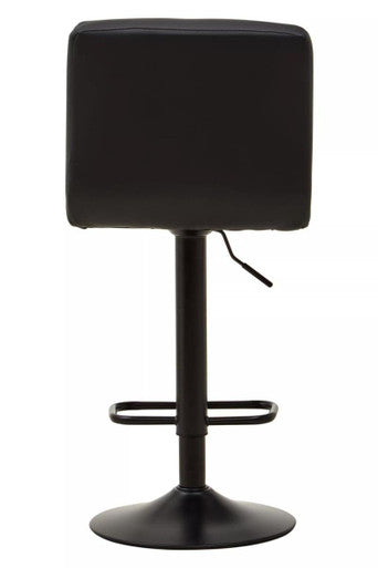 Black Faux Leather Bar Chair | Baina