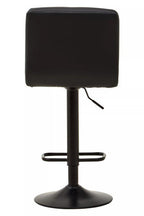 Black Faux Leather Bar Chair | Baina