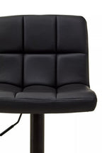 Black Faux Leather Bar Chair | Baina
