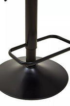 Black Faux Leather Bar Chair | Baina