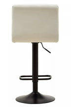 White Faux Leather Bar Chair | Baina