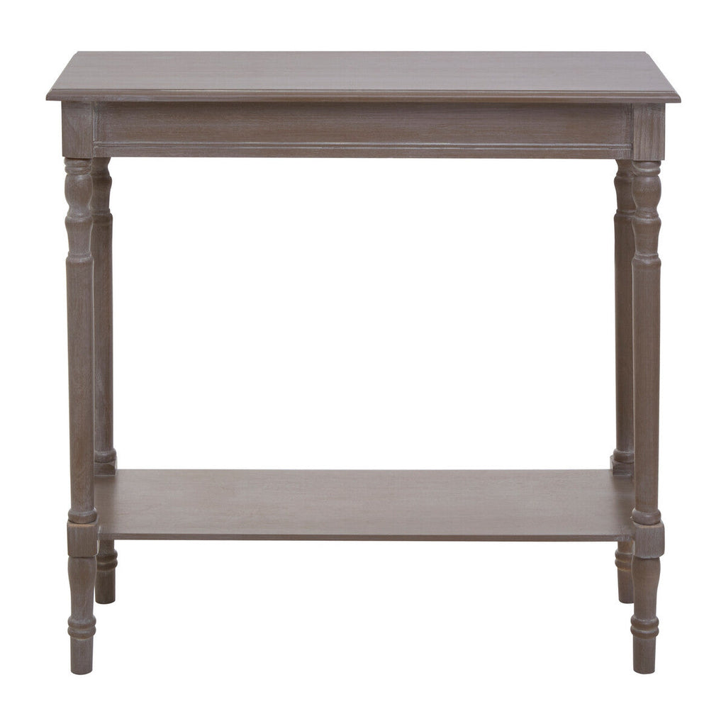 Natural Wooden Console Table with Lower Storage Shelf | Heritage