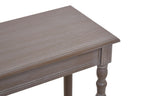 Natural Wooden Console Table with Lower Storage Shelf | Heritage