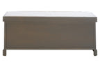 Grey Three Drawer Storage Bench with Cushion | Heritage