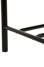 Natural Rope and Black Wood Large Bench | Bandar