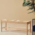 Natural Rope and Beechwood Bench | Bandar