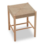 Natural Rope and Beechwood Stool | Bandar