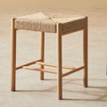 Natural Rope and Beechwood Stool | Bandar