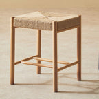 Natural Rope and Beechwood Stool | Bandar