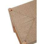 Natural Rope and Beechwood Stool | Bandar