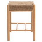 Natural Rope Weave Small Bench | Bandar