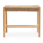 Natural Rope Weave Small Bench | Bandar