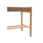 Natural Rope Weave Small Bench | Bandar