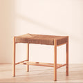 Natural Rope Weave Small Bench | Bandar