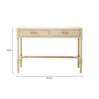 Ivory Desk with 2 Drawers | Heritage