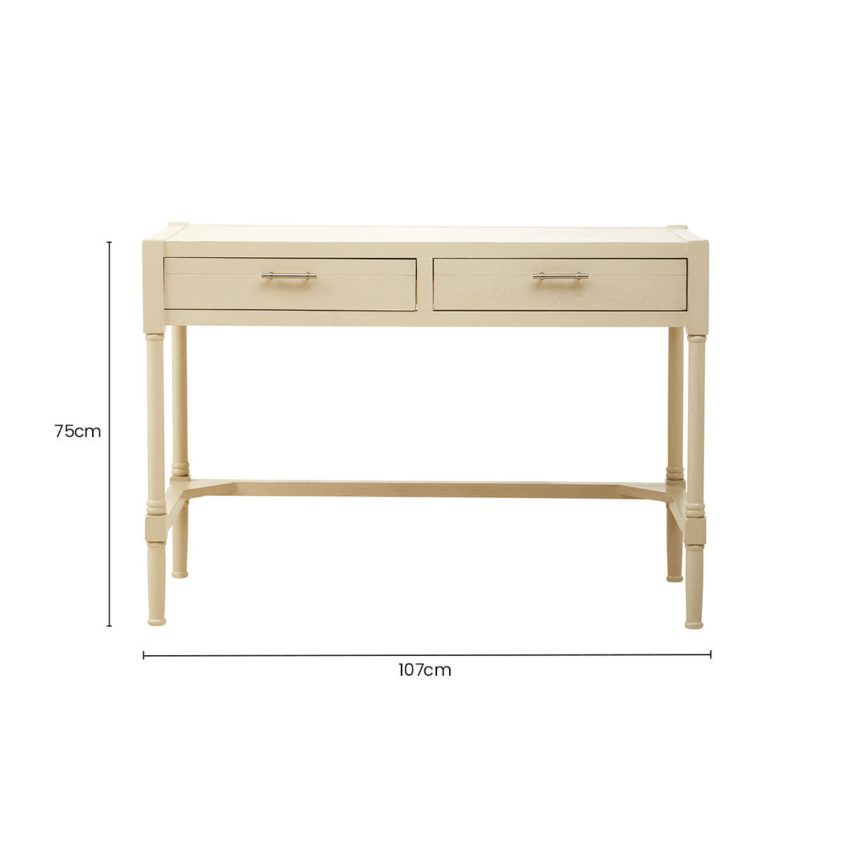 Ivory Desk with 2 Drawers | Heritage