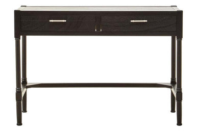Two Drawer Black Finish Desk | Heritage