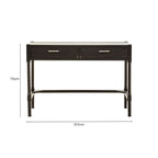 Two Drawer Black Finish Desk | Heritage