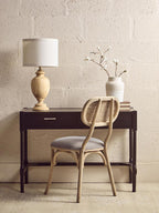 Two Drawer Black Finish Desk | Heritage