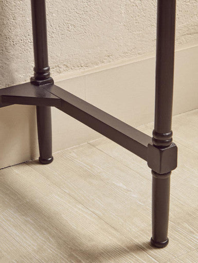Two Drawer Black Finish Desk | Heritage