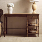 One Drawer Natural Wooden Desk | Heritage