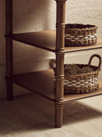 One Drawer Natural Wooden Desk | Heritage