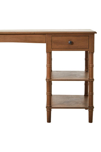 One Drawer Natural Wooden Desk | Heritage