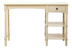 Ivory Desk with Drawer and Shelves | Heritage
