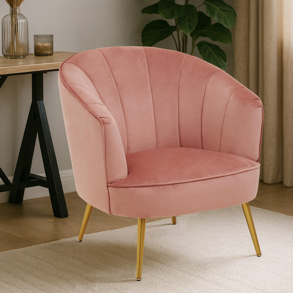 Pink Velvet Chair | Yolanda