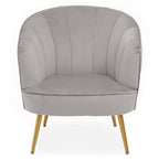 Grey Velvet Chair | Yolanda