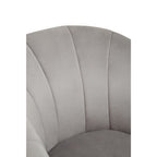 Grey Velvet Chair | Yolanda