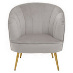 Grey Velvet Chair | Yolanda