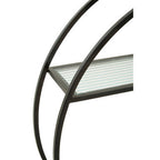 3 Tier Round Metal Wall Shelf | Mataram