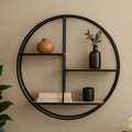 3 Tier Round Metal Wall Shelf | Mataram