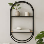 Mataram 2 Tier Wall Shelf